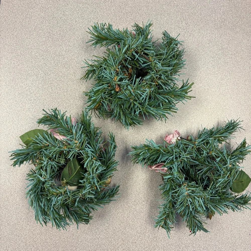 Vintage Greenery w/ Pink Birds Victorian Decor